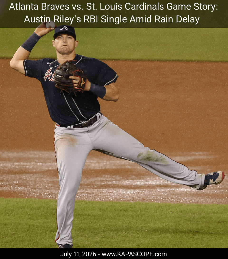 Atlanta Braves vs. St. Louis Cardinals Game Story: Austin Riley's RBI Single Amid Rain Delay - Kapascope