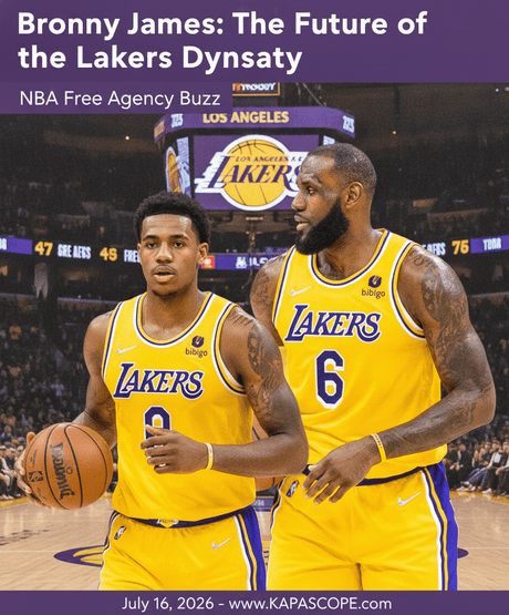 Bronny James: The Future of the Lakers Dynasty - Kapascope