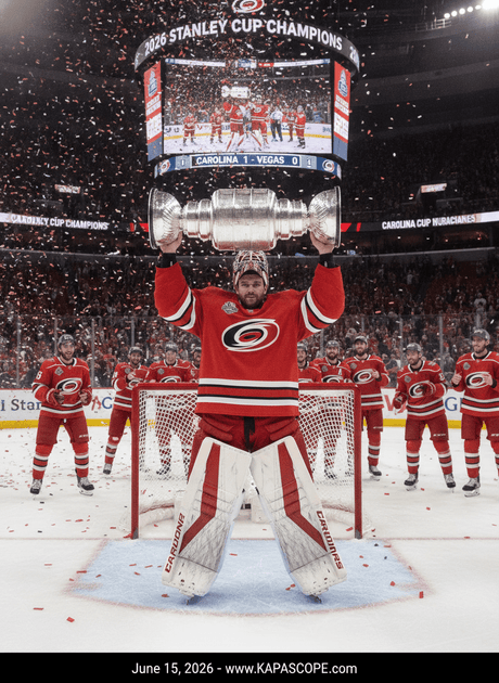 Carolina Hurricanes Secure 2026 Stanley Cup with Shutout Over Golden Knights - Kapascope