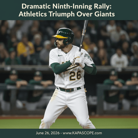 Dramatic Ninth-Inning Rally: Athletics Triumph Over Giants - Kapascope
