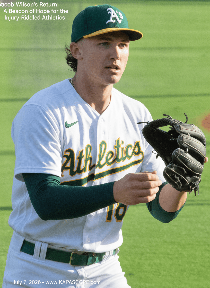 Jacob Wilson's Return: A Beacon of Hope for the Injury-Riddled Athletics - Kapascope