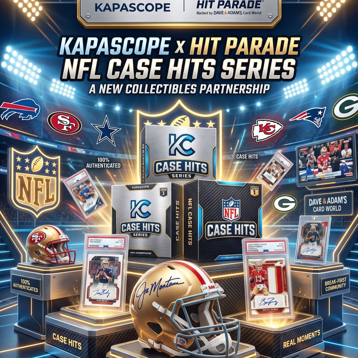 Case Hit Kapascope x Hit Parade NFL Case Hits Series: Premium Football Cards, A