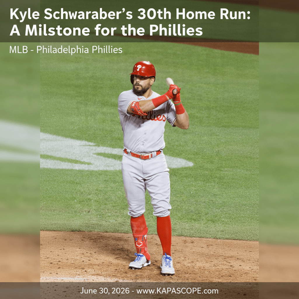 Kyle Schwarber's 30th Home Run: A Milestone for the Phillies - Kapascope