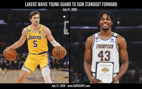 Lakers Waive Young Guard to Sign Standout Forward - Kapascope