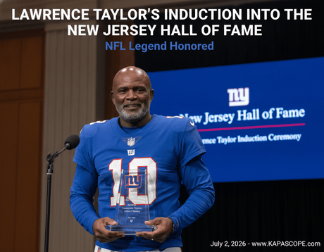 Lawrence Taylor's Induction into the New Jersey Hall of Fame - Kapascope