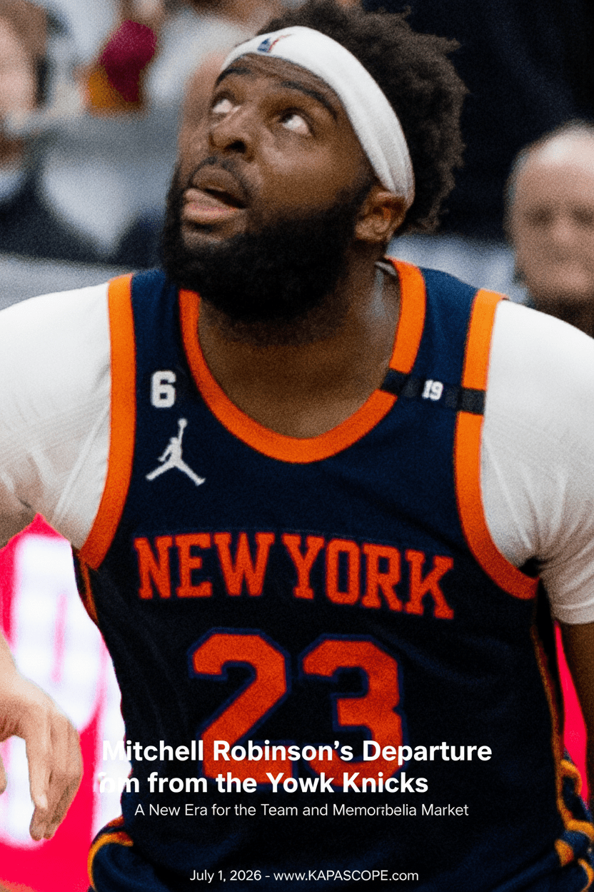 Mitchell Robinson's Departure from the New York Knicks: A New Era for the Team and Memorabilia Market - Kapascope