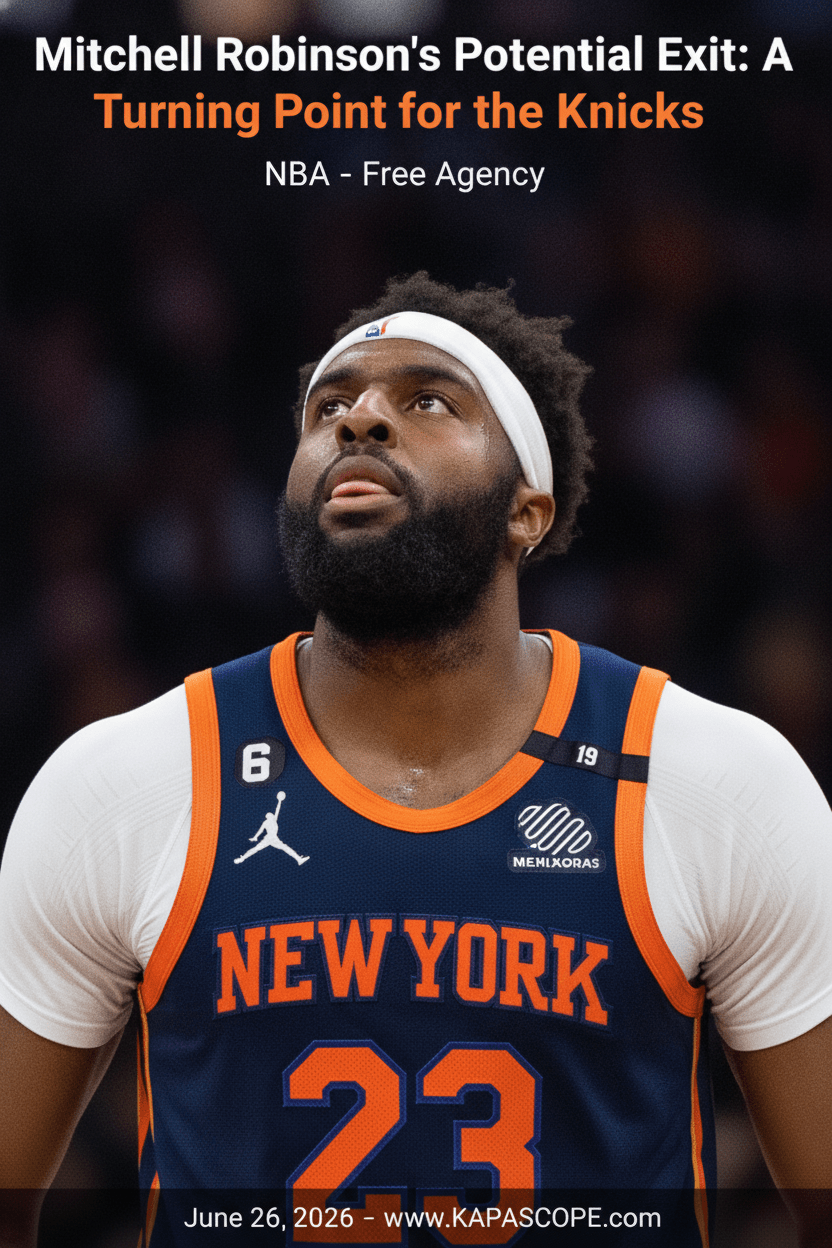 Mitchell Robinson's Potential Exit: A Turning Point for the Knicks - Kapascope