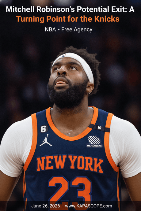 Mitchell Robinson's Potential Exit: A Turning Point for the Knicks - Kapascope