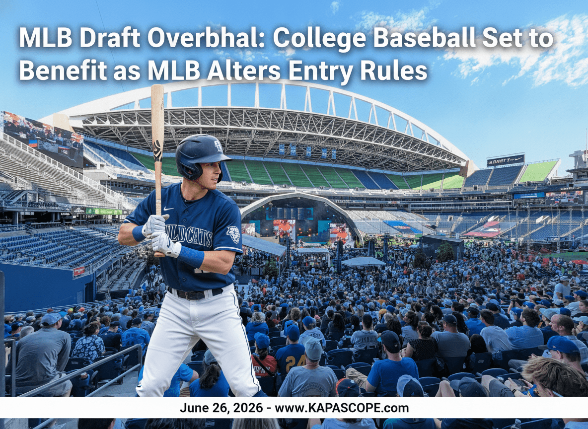 MLB Draft Overhaul: College Baseball Set to Benefit as MLB Alters Entry Rules - Kapascope