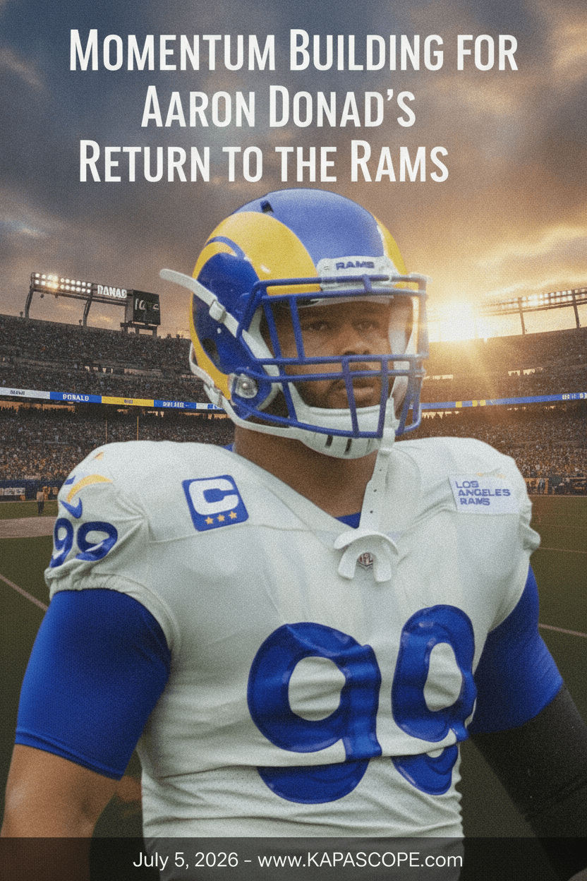 Momentum Building for Aaron Donald's Return to the Rams - Kapascope