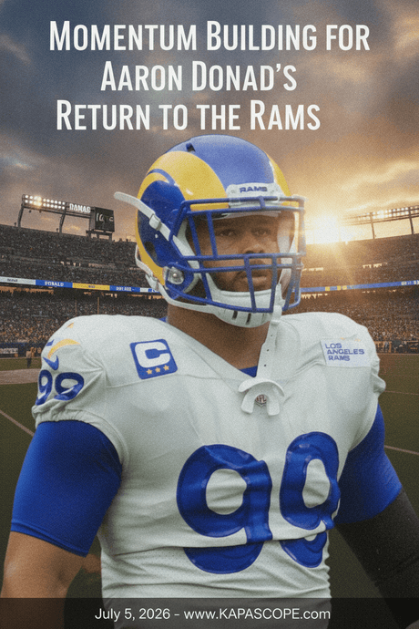 Momentum Building for Aaron Donald's Return to the Rams - Kapascope