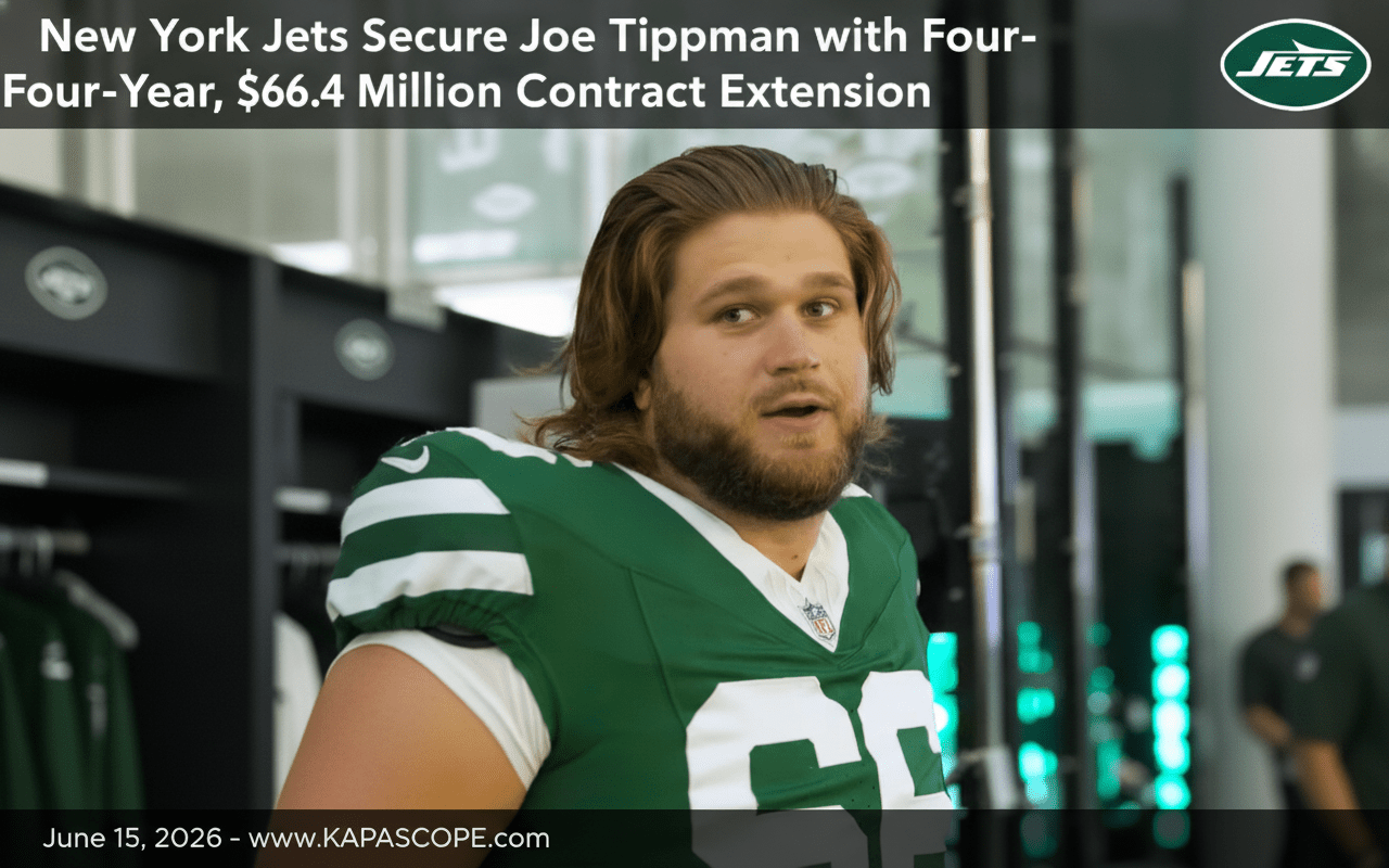 New York Jets Secure Joe Tippmann with Four-Year, $66.4 Million Contract Extension - Kapascope