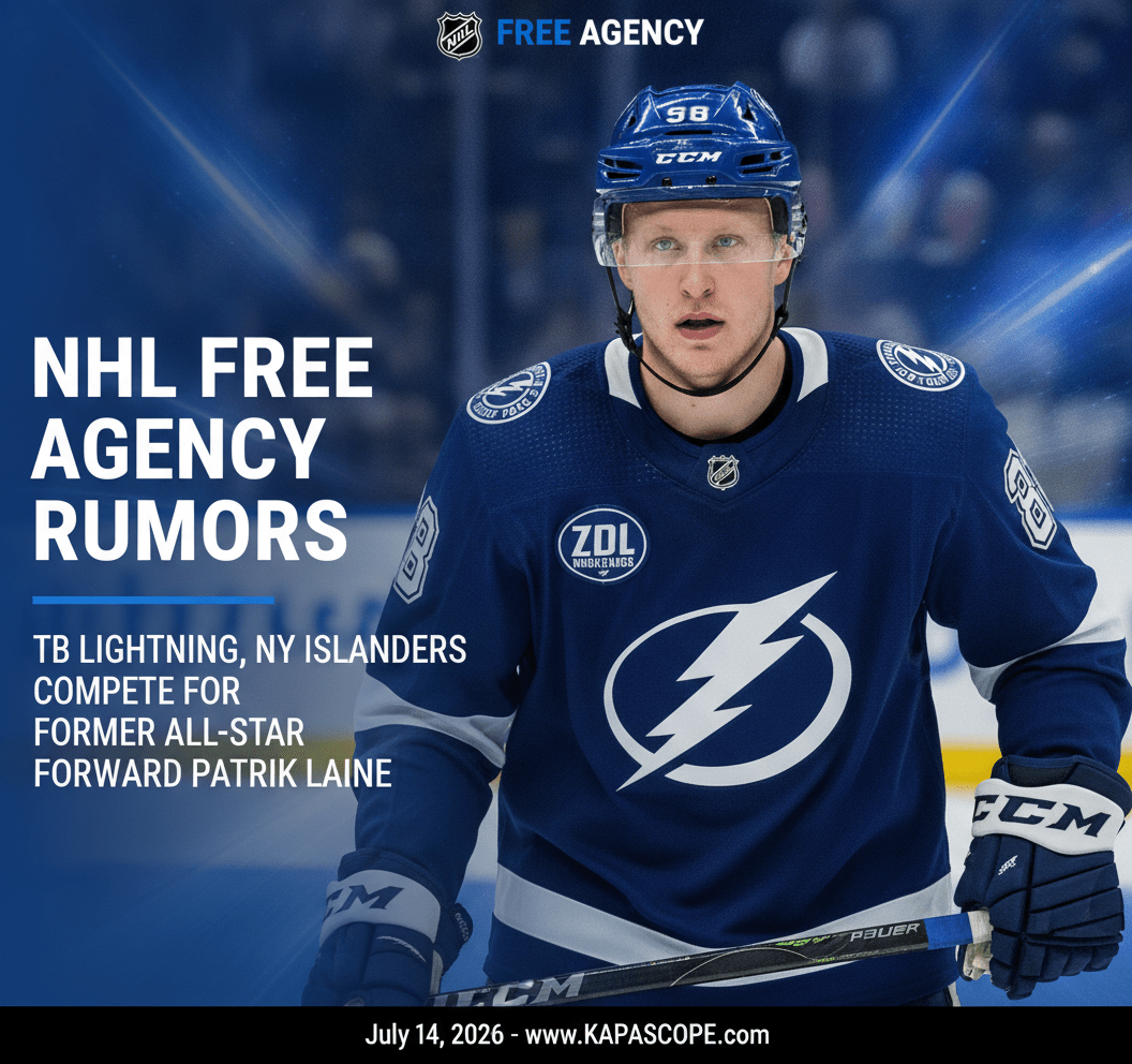 NHL Free Agency Rumors: TB Lightning, NY Islanders Compete for Former All-Star Forward Patrik Laine - Kapascope