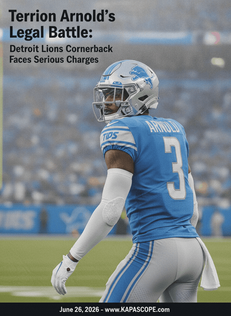 Terrion Arnold's Legal Battle: Detroit Lions Cornerback Faces Serious Charges - Kapascope
