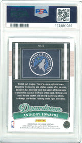 2023-24 Panini One and One Anthony Edwards Downtown 5 PSA 10 Gem Mint Timberwolves - Kapascope