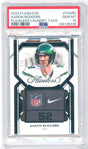 2023 Panini Flawless Aaron Rodgers Flawless Laundry Tags FS-ARO 3/3 PSA 10 Gem Mint Jets - Kapascope