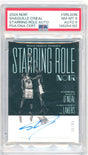 2024-25 Panini Noir Starring Role Auto Shaquille O'Neal SRL-SON /49 PSA 8 Auto 9 – Los Angeles Lakers - Kapascope