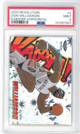 2024-25 Panini Revolution Zion Williamson Kaboom! Horizontal 2 PSA 9 MINT - Kapascope