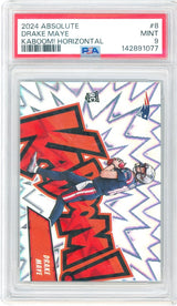 2024 Absolute Drake Maye Kaboom! Horizontal 8 PSA 9 Mint New England Patriots Rookie - Kapascope