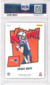 2024 Absolute Drake Maye Kaboom! Horizontal 8 PSA 9 Mint New England Patriots Rookie - Kapascope