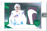 2024 Panini Black Box 2021 Panini Eminence Dak Prescott Jumbo Patch Auto Green JPA-DP 1/1 - Kapascope