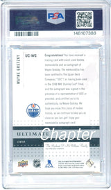 2024 Upper Deck Ultimate Collection Wayne Gretzky 1988 Stanley Cup Final Game-Worn Jersey Auto UC-WG PSA 8 Auto 10 - Kapascope