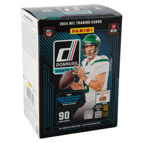 2024 Panini Donruss Football Holiday Blaster Box front packaging