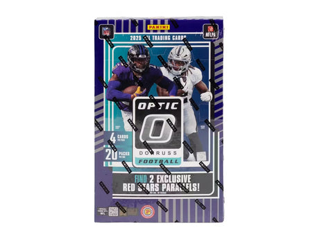 2024 Panini Donruss Football Holiday Blaster Box opened to display included trading card packs