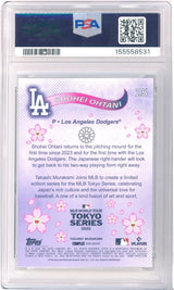 2025 Topps Murakami Tokyo Series Shohei Ohtani 25 PSA 10 GEM MT Dodgers - Kapascope