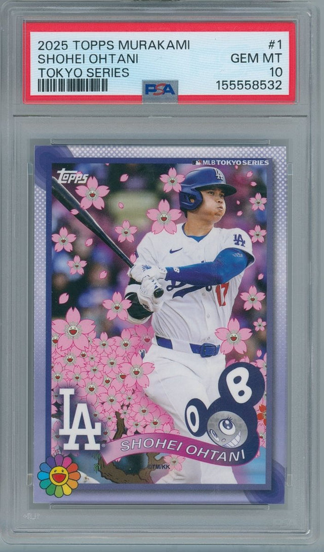 2025 Topps Takashi Murakami Shohei Ohtani MLB Tokyo Series 1 PSA 10 Gem Mint - Kapascope